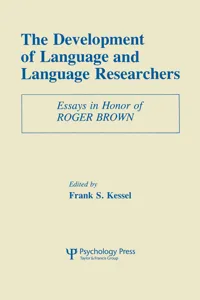 The Development of Language and Language Researchers_cover