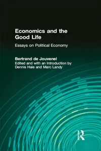 Economics and the Good Life_cover