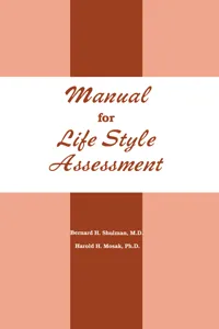 Manual For Life Style Assessment_cover
