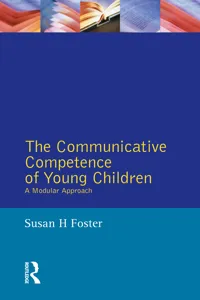 The Communicative Competence of Young Children_cover