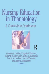 Nursing Education in Thanatology_cover