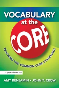 Vocabulary at the Core_cover