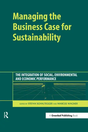 Managing the Business Case for Sustainability