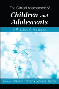 The Clinical Assessment of Children and Adolescents_cover