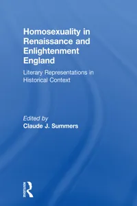 Homosexuality in Renaissance and Enlightenment England_cover