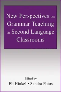 New Perspectives on Grammar Teaching in Second Language Classrooms_cover