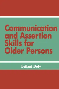 Communication and Assertion Skills for Older Persons_cover