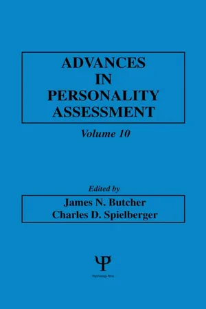 Advances in Personality Assessment