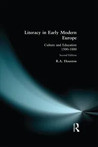 Literacy in Early Modern Europe_cover