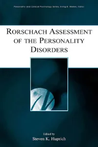 Rorschach Assessment of the Personality Disorders_cover