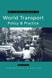 The Earthscan Reader on World Transport Policy and Practice_cover