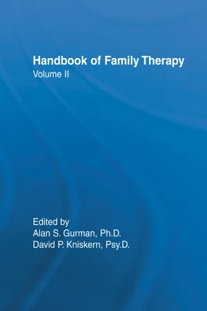 Handbook Of Family Therapy