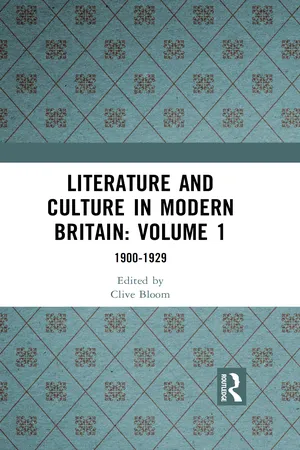 Book cover image for: Literature and Culture in Modern Britain