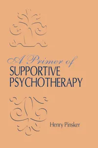 A Primer of Supportive Psychotherapy_cover