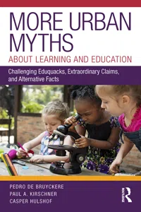 More Urban Myths About Learning and Education_cover