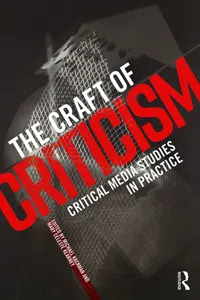 The Craft of Criticism_cover