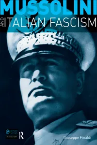 Mussolini and Italian Fascism_cover