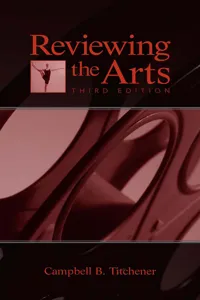 Reviewing the Arts_cover