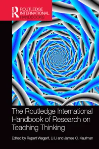 The Routledge International Handbook of Research on Teaching Thinking_cover