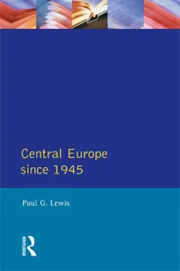 Central Europe Since 1945_cover