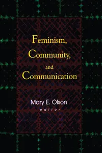 Feminism, Community, and Communication_cover