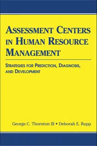Assessment Centers in Human Resource Management_cover