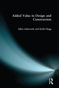 Added Value in Design and Construction_cover