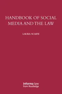 Handbook of Social Media and the Law_cover