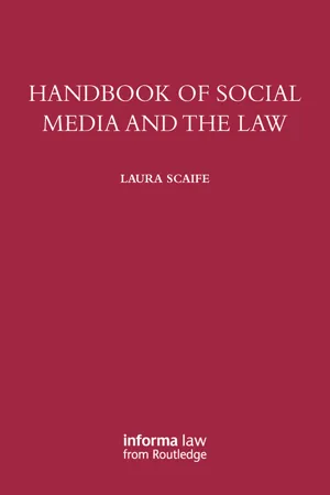 Handbook of Social Media and the Law