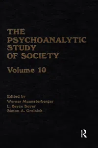 The Psychoanalytic Study of Society, V. 10_cover