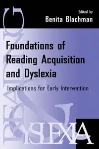 Foundations of Reading Acquisition and Dyslexia_cover