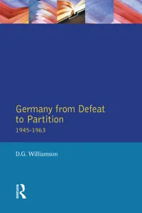 Germany from Defeat to Partition, 1945-1963_cover