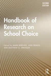 Handbook of Research on School Choice_cover