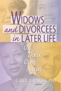 Widows and Divorcees in Later Life_cover