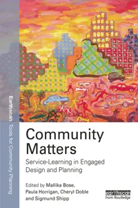 Community Matters: Service-Learning in Engaged Design and Planning_cover