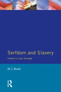 Serfdom and Slavery_cover