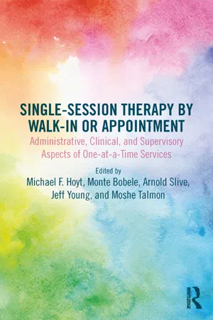 Single-Session Therapy by Walk-In or Appointment