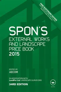 Spon's External Works and Landscape Price Book 2015_cover