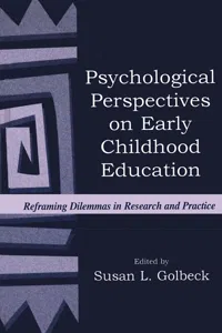 Psychological Perspectives on Early Childhood Education_cover