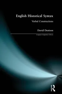 English Historical Syntax_cover