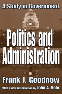 Politics and Administration_cover