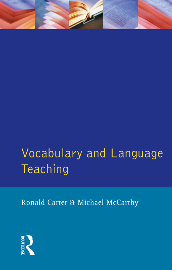 PDF] Vocabulary and Language Teaching by Ronald Carter | 9781317869146