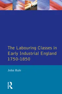 Labouring Classes in Early Industrial England, 1750-1850, The_cover