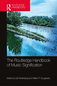 The Routledge Handbook of Music Signification_cover