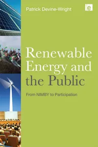 Renewable Energy and the Public_cover