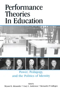 Performance Theories in Education_cover