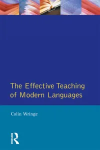 Effective Teaching of Modern Languages_cover