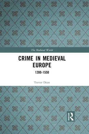 Book cover image for: Crime in Medieval Europe