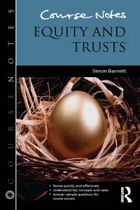 Course Notes: Equity and Trusts_cover