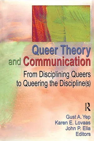 Queer Theory and Communication